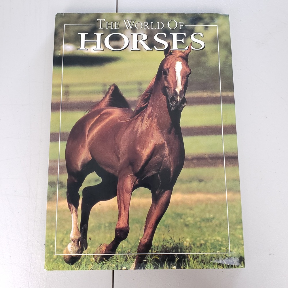 The World of Horses Angela Rixon Hardcover Book 1994 Smithmark Photography